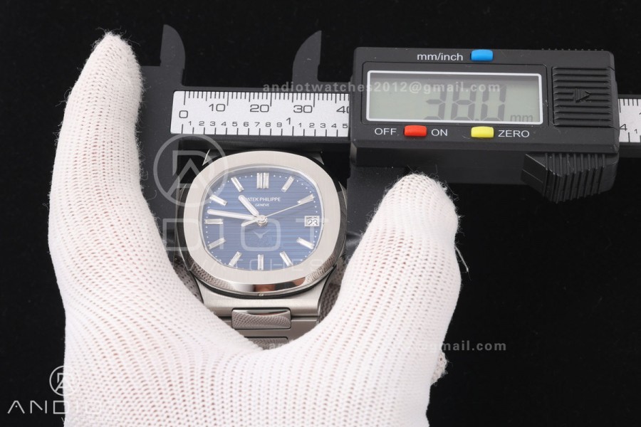 Nautilus 5711 40th Anniversary SS BBF 1:1 Best Edition Blue Dial on SS Bracelet DPB330 Super Clone