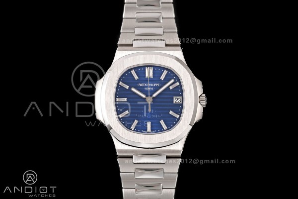 Nautilus 5711 40th Anniversary SS BBF 1:1 Best Edition Blue Dial on SS Bracelet DPB330 Super Clone