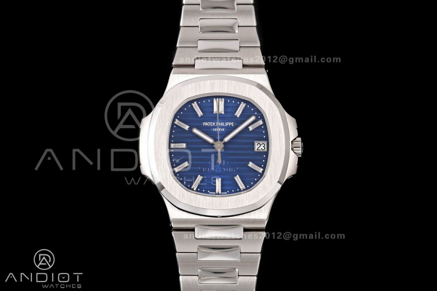 Nautilus 5711 40th Anniversary SS BBF 1:1 Best Edition Blue Dial on SS Bracelet DPB330 Super Clone