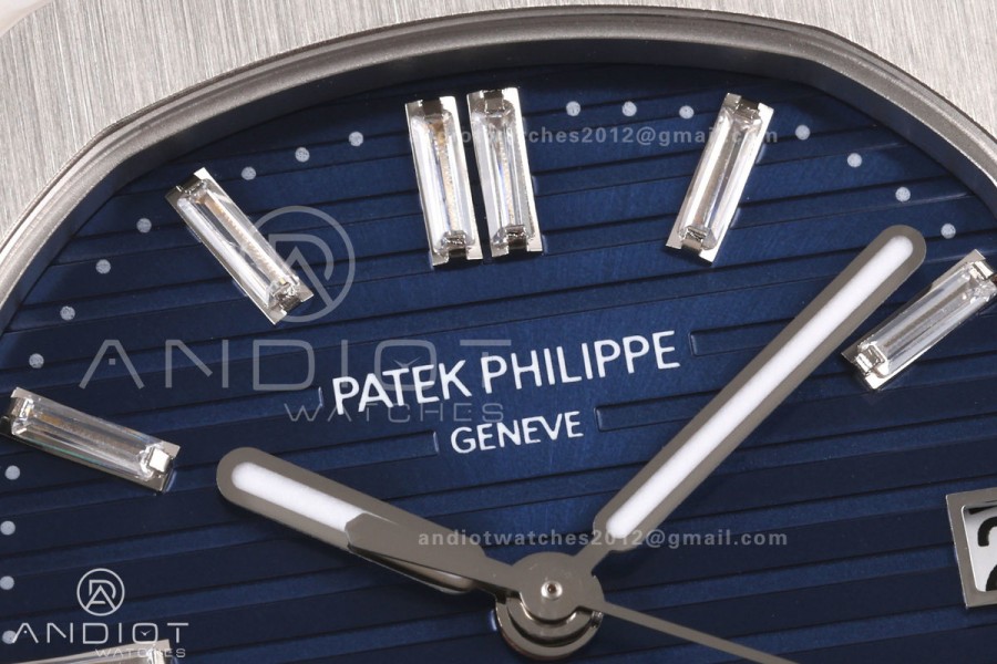 Nautilus 5711 40th Anniversary SS BBF 1:1 Best Edition Blue Dial on SS Bracelet DPB330 Super Clone