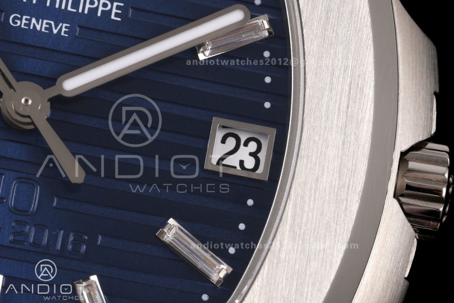 Nautilus 5711 40th Anniversary SS BBF 1:1 Best Edition Blue Dial on SS Bracelet DPB330 Super Clone