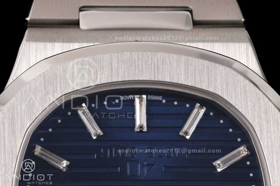 Nautilus 5711 40th Anniversary SS BBF 1:1 Best Edition Blue Dial on SS Bracelet DPB330 Super Clone
