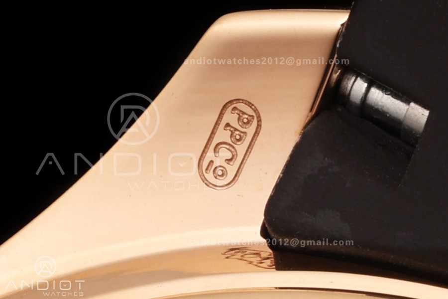 Aquanaut 5167 RG BBF 1:1 Best Edition Brown Dial on Brown Rubber Strap DPB330 Super Clone