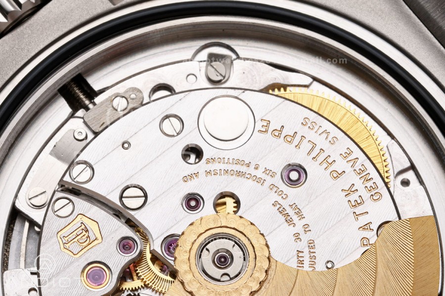 Nautilus 5711 SS BBF 1:1 Best Edition Gray Dial on Black Leather Strap DPB330 Super Clone