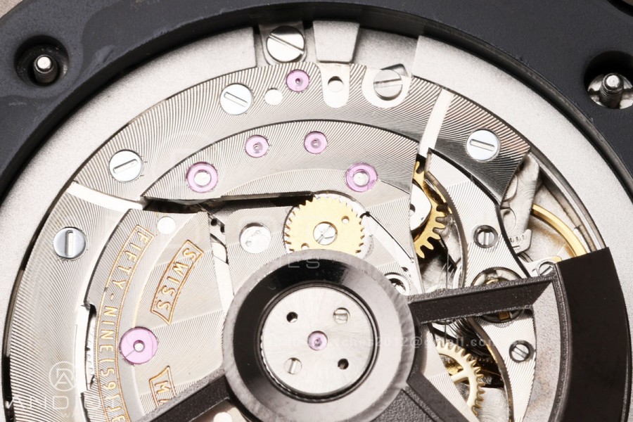Royal Oak Offshore 44mm Black Ceramic Bezel JF 1:1 Best Edition Gray Dial on Rubber Strap A3126