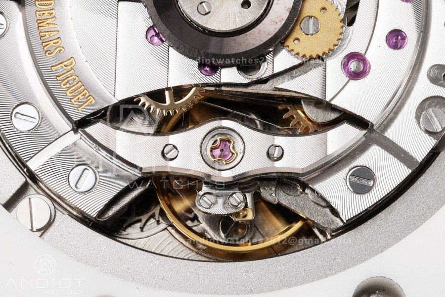 Royal Oak Offshore 44mm White Ceramic JF 1:1 Best Edition White Dial on Rubber Strap A3126