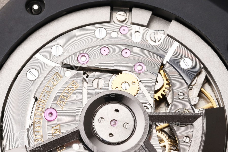 Royal Oak Offshore 44mm Ceramic Blue Bezel JF 1:1 Best Edition Blue Dial on Rubber Strap A3126