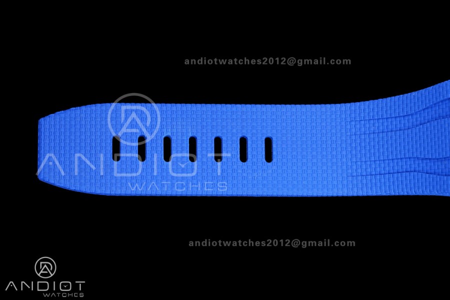 Royal Oak Offshore 44mm Ceramic Blue Bezel JF 1:1 Best Edition Blue Dial on Rubber Strap A3126