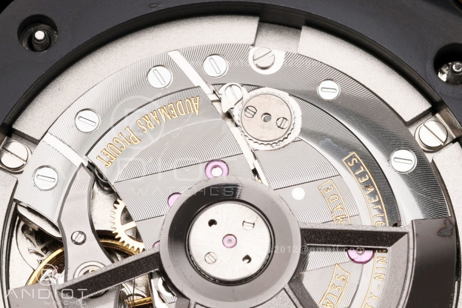 Royal Oak Offshore 44mm Black Ceramic RG Bezel JF 1:1 Best Edition Brown Ombre Dial on Rubber Strap A3126