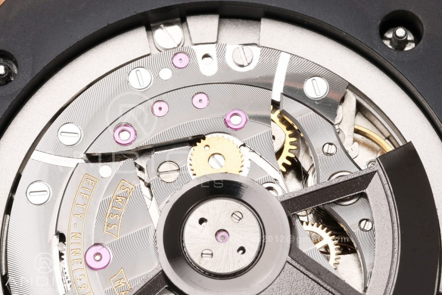 Royal Oak Offshore 44mm Black Ceramic RG Bezel JF 1:1 Best Edition Brown Ombre Dial on Rubber Strap A3126