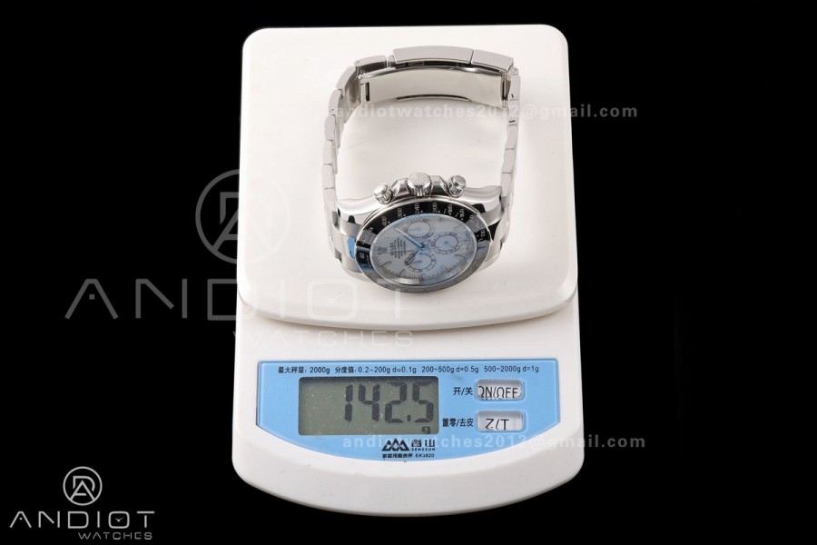 Daytona 126502 QF 1:1 Best Edition White Dial on SS Bracelet JH4131 (Free Sprung)