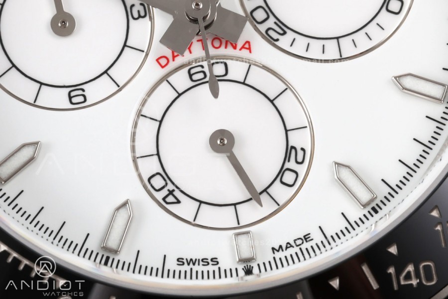 Daytona 126502 QF 1:1 Best Edition White Dial on SS Bracelet JH4131 (Free Sprung)