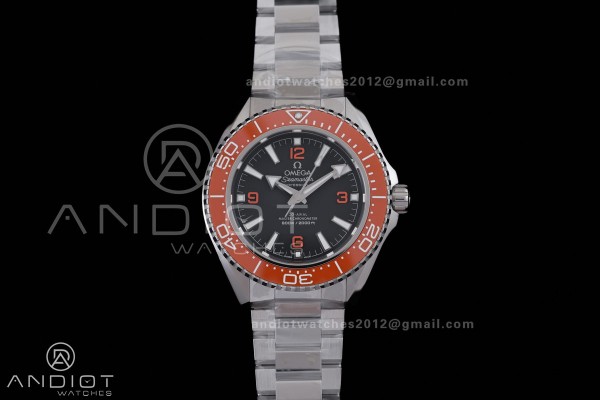 Seamaster 2025 2000M 217.30.42.21.01.002 Orange Ceramic Bezel VSF 1:1 Best Edition Black Dial On SS Bracelet Asian 8912