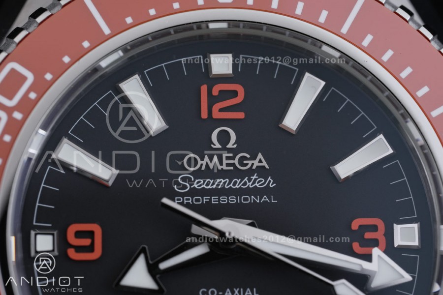 Seamaster 2025 2000M 217.30.42.21.01.002 Orange Ceramic Bezel VSF 1:1 Best Edition Black Dial On SS Bracelet Asian 8912