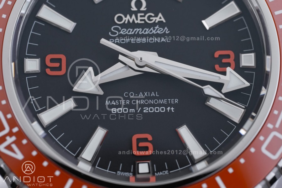 Seamaster 2025 2000M 217.30.42.21.01.002 Orange Ceramic Bezel VSF 1:1 Best Edition Black Dial On SS Bracelet Asian 8912