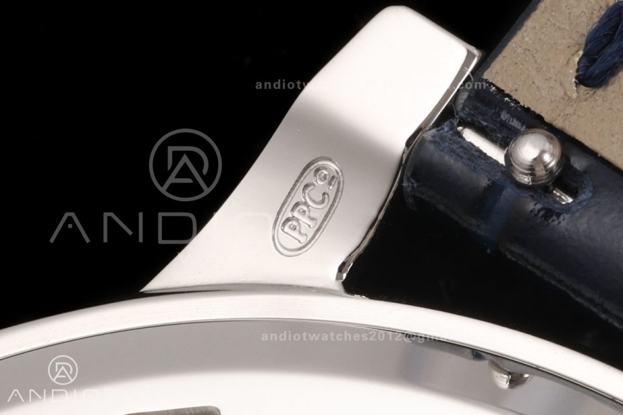 Grand Complications 6102 SS Blue Diamonds Bezel PPF 1:1 Best Edition Blue Dial on Blue Leather Strap SA240 Super Clone