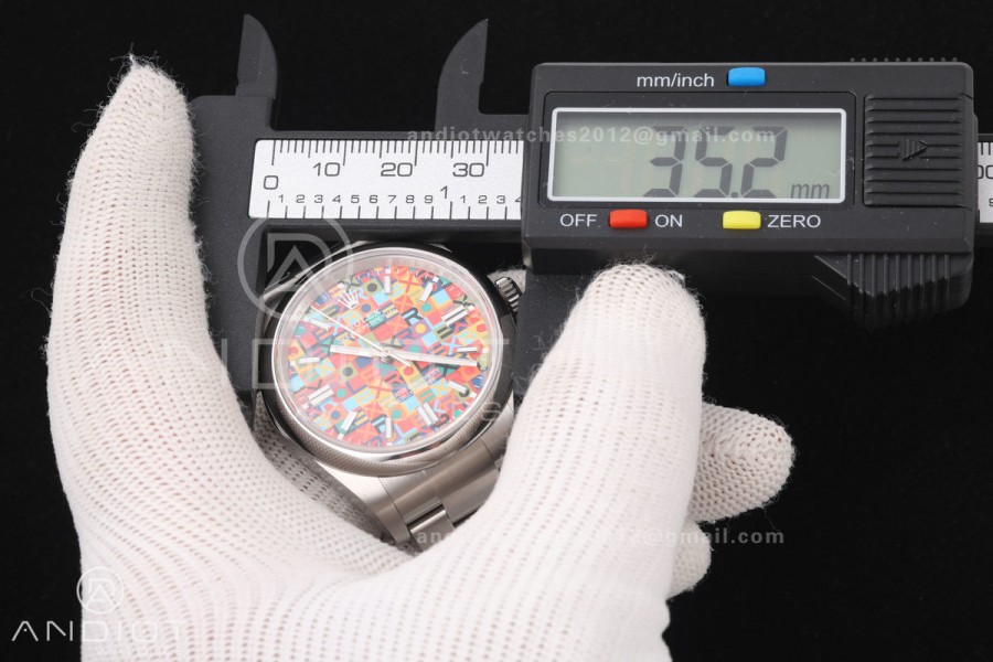 Oyster Perpetual 36mm 126000 904L QF Best Edition Celebration Dial On SS Bracelet SH3230 (Free Sprung)