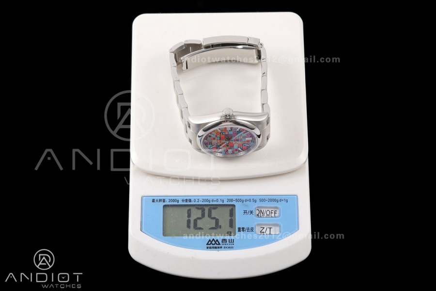 Oyster Perpetual 36mm 126000 904L QF Best Edition Celebration Dial On SS Bracelet SH3230 (Free Sprung)