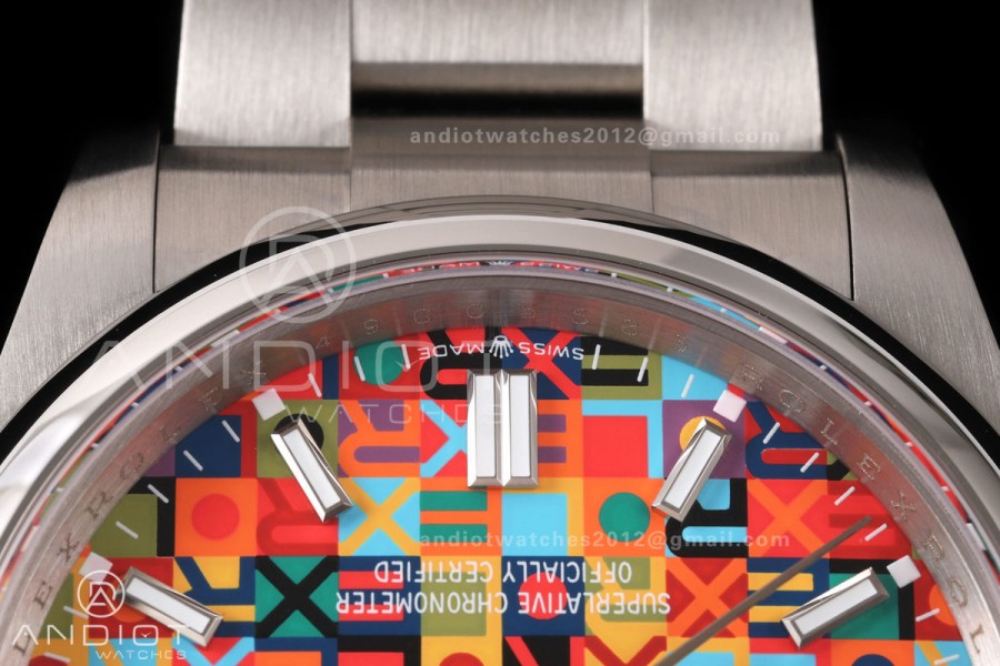 Oyster Perpetual 36mm 126000 904L QF Best Edition Celebration Dial On SS Bracelet SH3230 (Free Sprung)