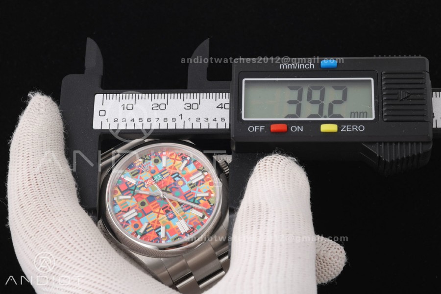 Oyster Perpetual 41mm 143000 904L QF Best Edition Celebration Dial On SS Bracelet SH3230 (Free Sprung)
