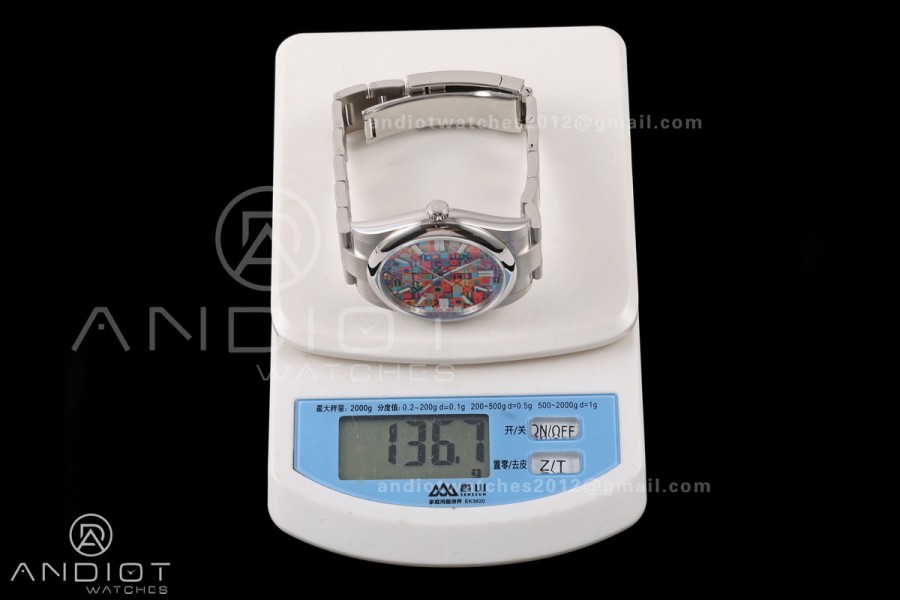 Oyster Perpetual 41mm 143000 904L QF Best Edition Celebration Dial On SS Bracelet SH3230 (Free Sprung)