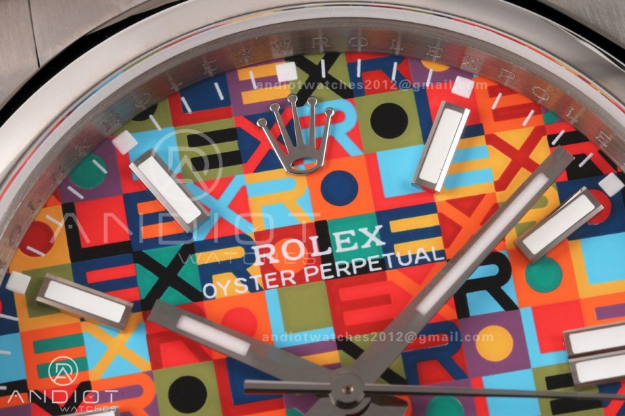 Oyster Perpetual 41mm 143000 904L QF Best Edition Celebration Dial On SS Bracelet SH3230 (Free Sprung)
