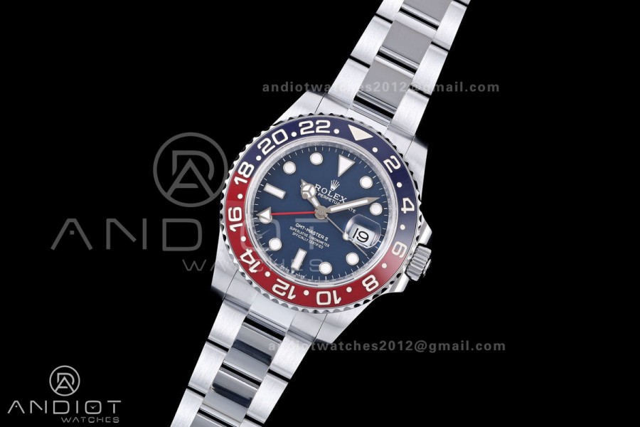 GMT Master II 126719 BLRO Gain Weight QF 1:1 Blue Dial On Oyster Bracelet SH3285 CHS (Free Sprung)