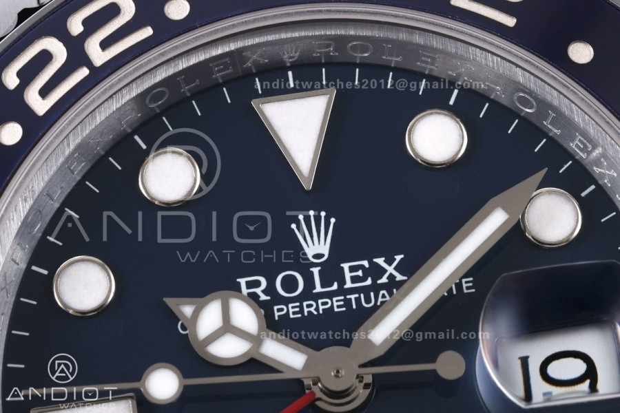 GMT Master II 126719 BLRO Gain Weight QF 1:1 Blue Dial On Oyster Bracelet SH3285 CHS (Free Sprung)