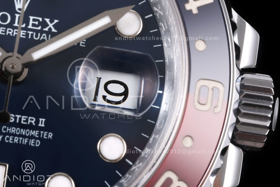 GMT Master II 126719 BLRO Gain Weight QF 1:1 Blue Dial On Oyster Bracelet SH3285 CHS (Free Sprung)