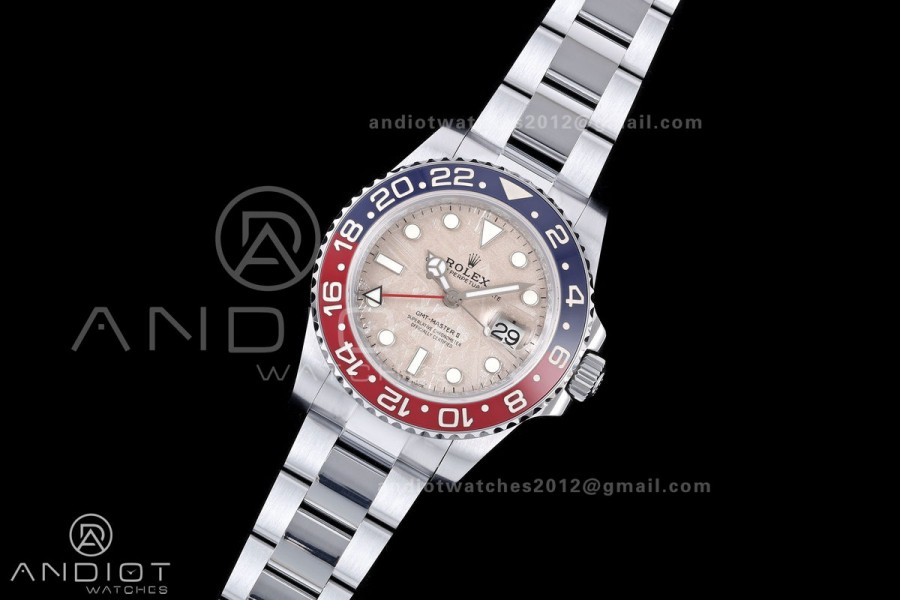 GMT Master II 126719 BLRO Gain Weight QF 1:1 Real Meteorite Dial On Oyster Bracelet SH3285 CHS (Free Sprung)