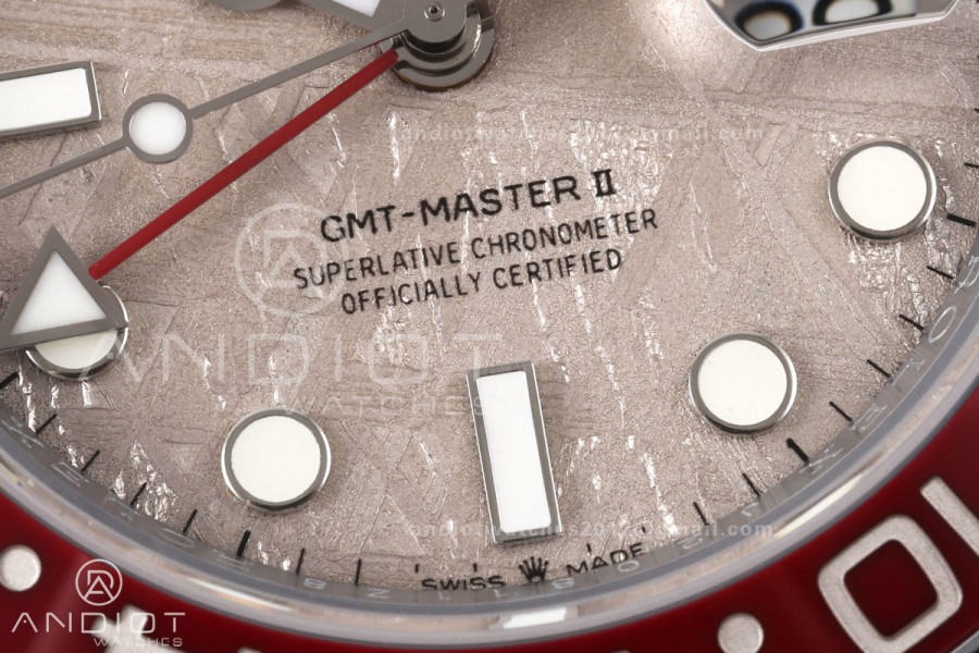 GMT Master II 126719 BLRO Gain Weight QF 1:1 Real Meteorite Dial On Oyster Bracelet SH3285 CHS (Free Sprung)