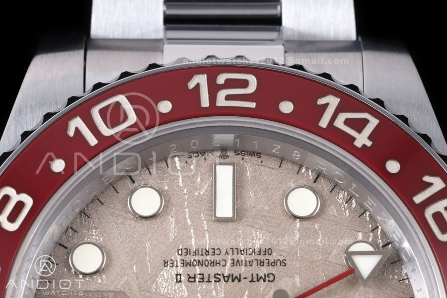 GMT Master II 126719 BLRO Gain Weight QF 1:1 Real Meteorite Dial On Oyster Bracelet SH3285 CHS (Free Sprung)