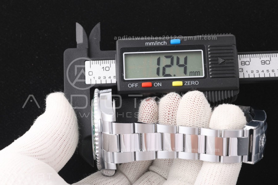 GMT Master II 126729 VTNR Gain Weight QF 1:1 Green Dial On Oyster Bracelet SH3285 CHS (Free Sprung)