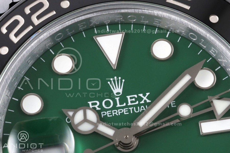 GMT Master II 126729 VTNR Gain Weight QF 1:1 Green Dial On Oyster Bracelet SH3285 CHS (Free Sprung)