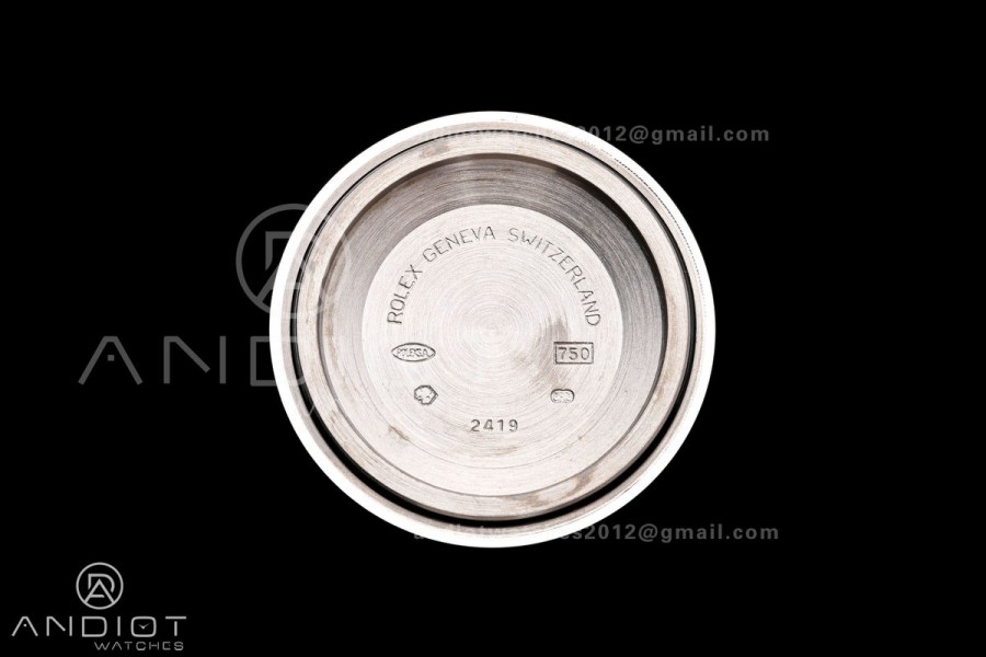 Day Date 40 SS RGF 1:1 Best Edition Meteorite Crystal Dial on President Bracelet VR3255 V2