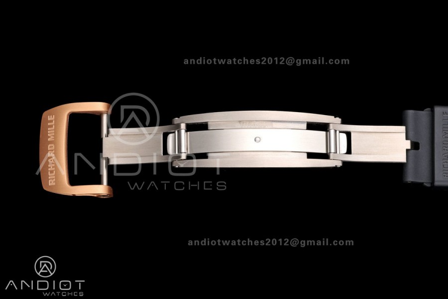 Mille Studio RM035 Americas RG Skeleton Dial on Black Rubber Strap RMUL1 Super Clone