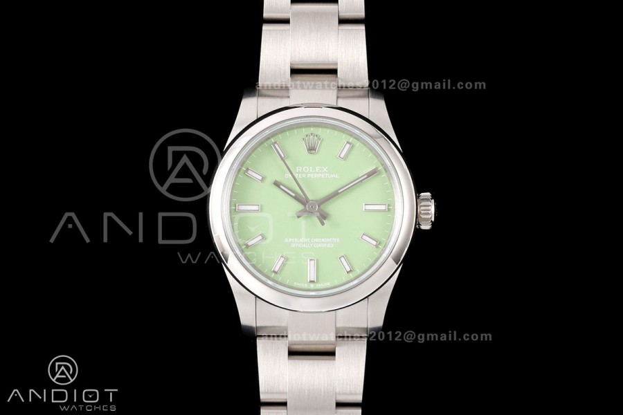 Oyster Perpetual 31mm 277200 EWE Best Edition Avocado Dial on SS Bracelet A2232