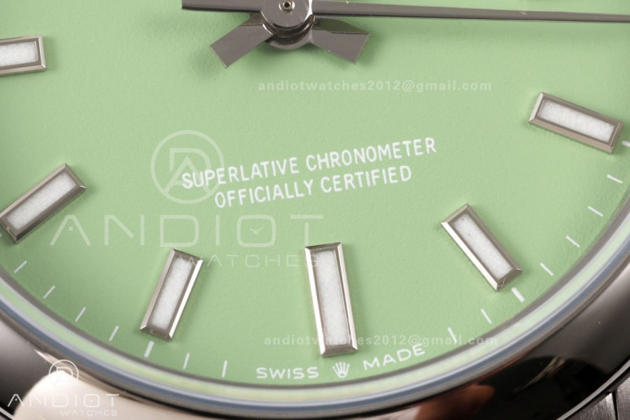 Oyster Perpetual 31mm 277200 EWE Best Edition Avocado Dial on SS Bracelet A2232