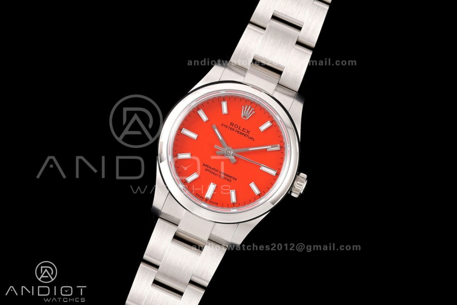 Oyster Perpetual 31mm 277200 EWE Best Edition Red Dial on SS Bracelet A2232