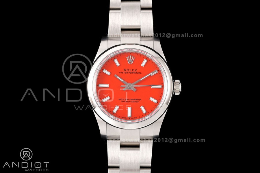 Oyster Perpetual 31mm 277200 EWE Best Edition Red Dial on SS Bracelet A2232