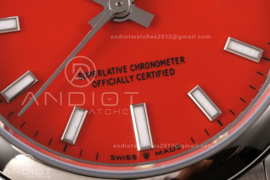 Oyster Perpetual 31mm 277200 EWE Best Edition Red Dial on SS Bracelet A2232