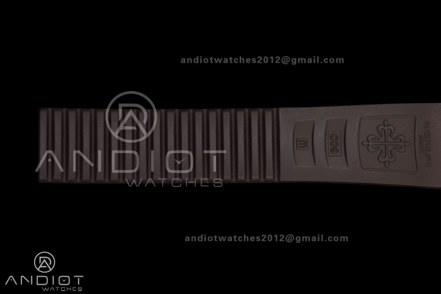 Aquanaut 5167R Gain Weight RG WSF 1:1 Best Edition Brown Dial On Brown Rubber Strap Super Clone DD330