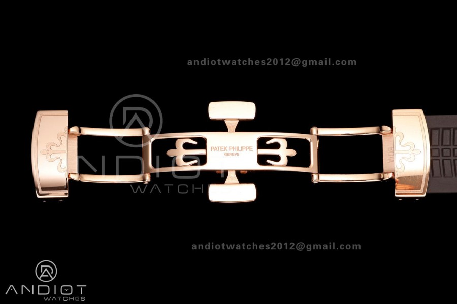 Aquanaut 5167R Gain Weight RG WSF 1:1 Best Edition Brown Dial On Brown Rubber Strap Super Clone DD330