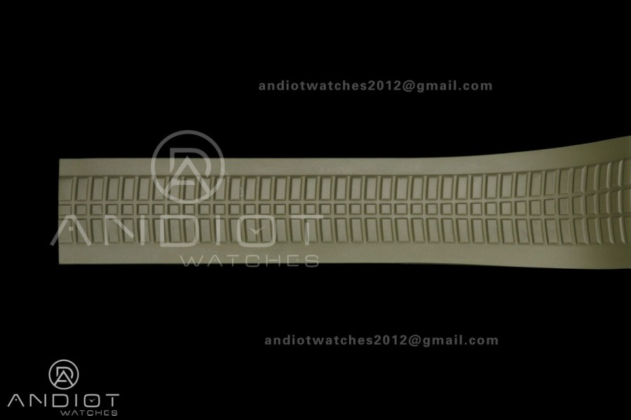 Aquanaut 5168G 42mm Gain Weight SS WSF 1:1 Best Edition Green Dial On Green Rubber Strap Super Clone DD330