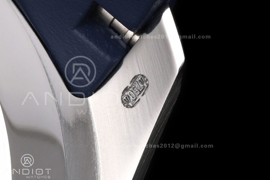 Aquanaut 5168G 42mm Gain Weight SS WSF 1:1 Best Edition Blue Dial On Blue Rubber Strap Super Clone DD330