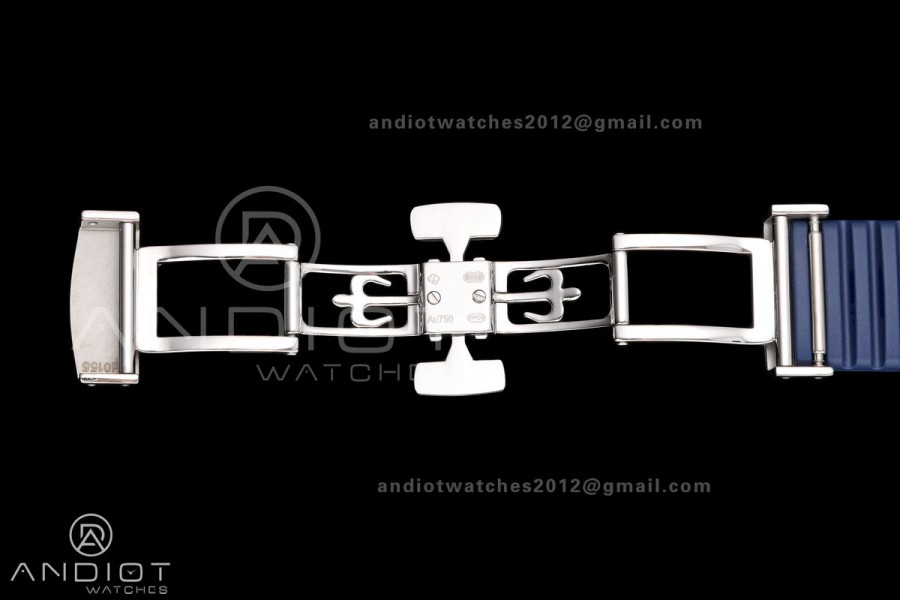 Aquanaut 5168G 42mm Gain Weight SS WSF 1:1 Best Edition Blue Dial On Blue Rubber Strap Super Clone DD330