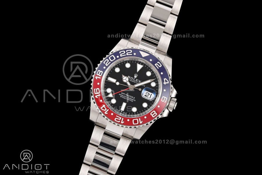 GMT-Master II 126710 BLRO 904L Steel Clean Plus 1:1 Best Edition on Oyster Bracelet DD3285-Free Sprung
