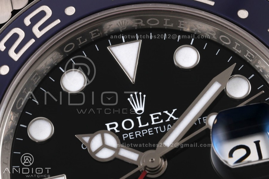 GMT-Master II 126710 BLRO 904L Steel Clean Plus 1:1 Best Edition on Oyster Bracelet DD3285-Free Sprung