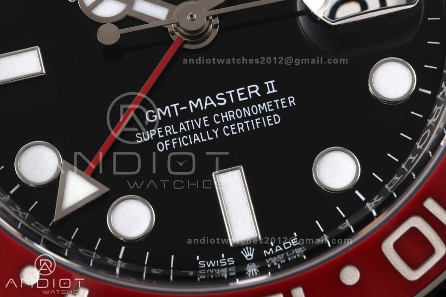 GMT-Master II 126710 BLRO 904L Steel Clean Plus 1:1 Best Edition on Oyster Bracelet DD3285-Free Sprung