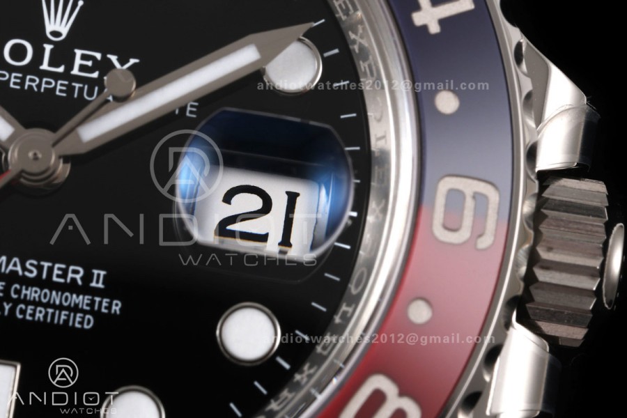 GMT-Master II 126710 BLRO 904L Steel Clean Plus 1:1 Best Edition on Oyster Bracelet DD3285-Free Sprung